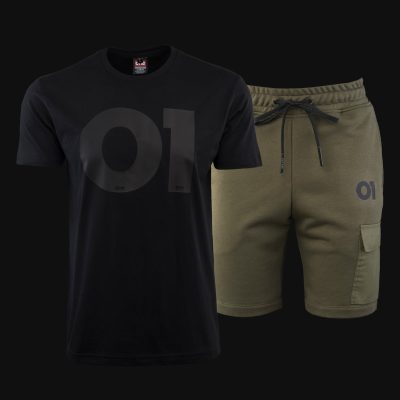 Set T-Shirt und Shorts - Khaki Tech