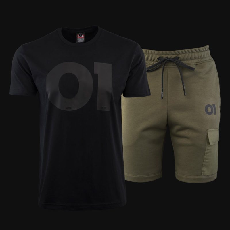 Set T-Shirt und Shorts - Khaki Tech