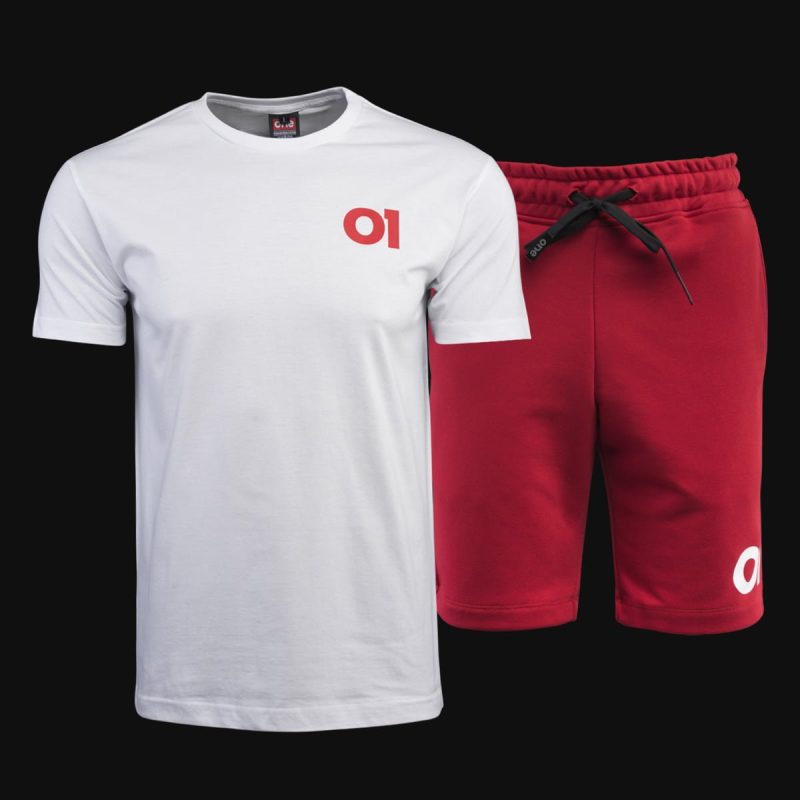 Set T-Shirt und Shorts - O1 Red