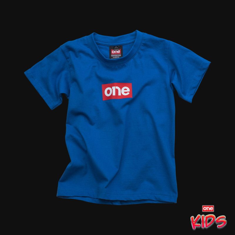 Blaues T-Shirt Classic für Kinder - Azure One - 02