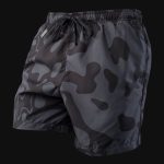 Herren Badeshorts Black Camo - 02