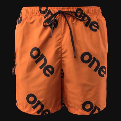 Herren Badeshorts Orange One