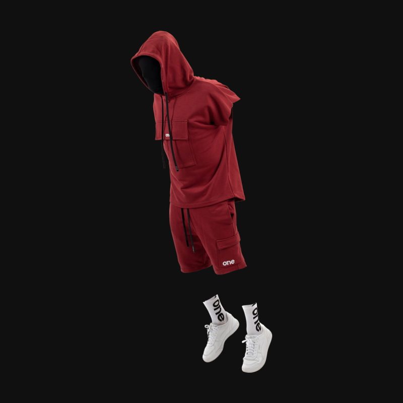 Herren Sommer Sportanzüge - Oxblood One - 09