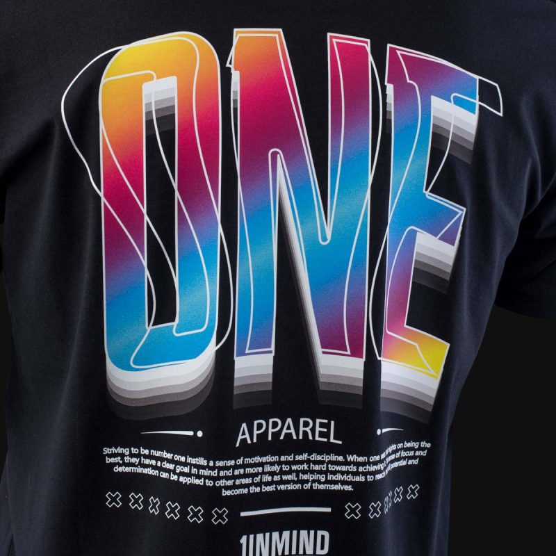Herren T-Shirt schwarz - Spectrum One - 04