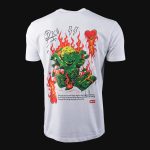 Herren T-Shirt weiß - Money Burning - 03