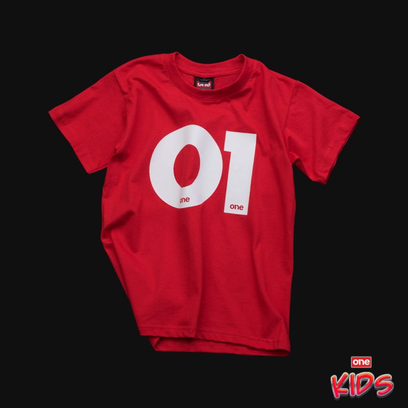Rotes T-Shirt Classic für Kinder - O1 Tech - 02