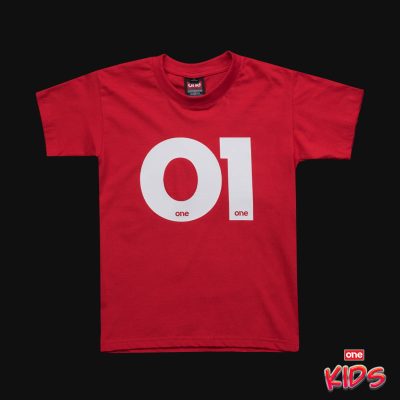 Rotes T-Shirt Classic für Kinder - O1 Tech