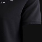 Schwarz Oversized T-Shirt mit Eingrifftaschen - Classic Black - 08