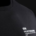 Schwarz Oversized T-Shirt mit Eingrifftaschen - Classic Black - 09