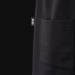 Schwarz Oversized T-Shirt mit Eingrifftaschen - Classic Black - 07