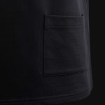 Schwarz Oversized T-Shirt mit Eingrifftaschen - Classic Black - 05