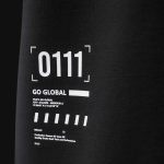 Schwarz Oversized T-Shirt mit Eingrifftaschen - Classic Black - 01