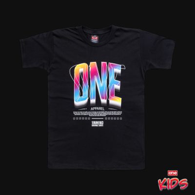 Schwarzes T-Shirt Classic für Kinder - Spectrum One