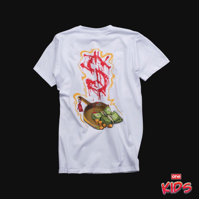 Weißes T-Shirt Classic für Kinder - Dirty Money - 03