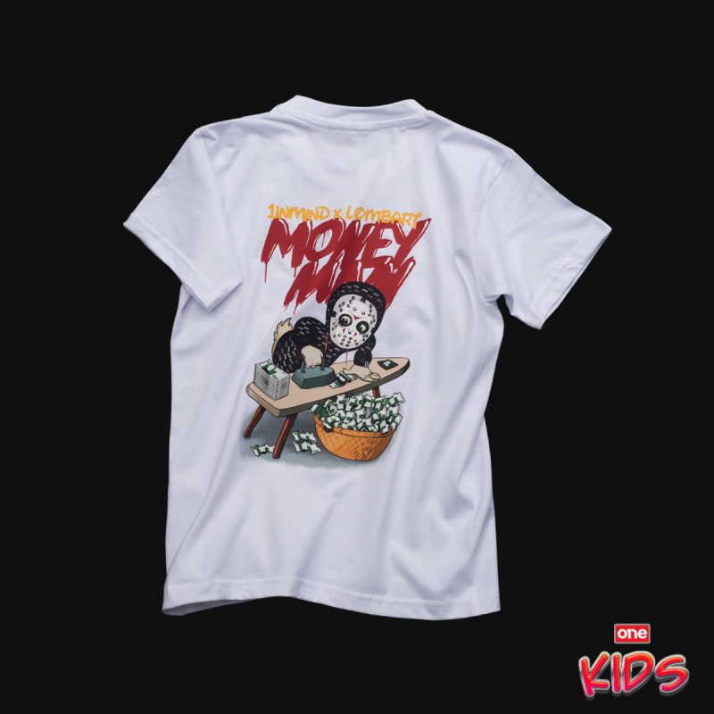 Weißes T-Shirt Classic für Kinder - Money Man - 03