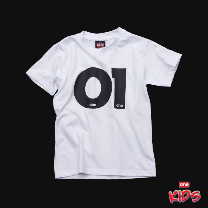 Weißes T-Shirt Classic für Kinder - O1 Tech - 02