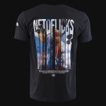 Herren T-Shirt schwarz - Netoflicks