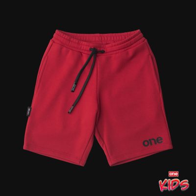 Rote Kinder Shorts - Logo One