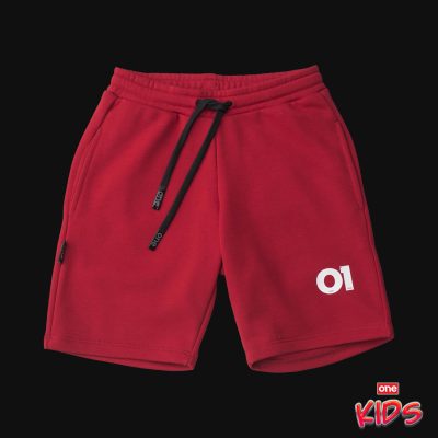 Rote Kinder Shorts - O1 Tech