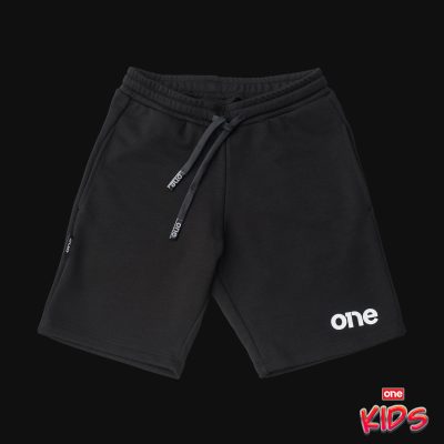 Schwarz Kinder Shorts - Logo One