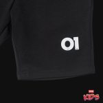 Schwarz Kinder Shorts - O1 Tech - 03