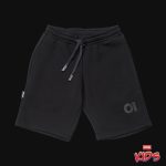 Schwarz Kinder Shorts - O1 Tech Black