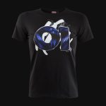 Schwarzes Damen-Slim fit T-Shirt - O1 Tech