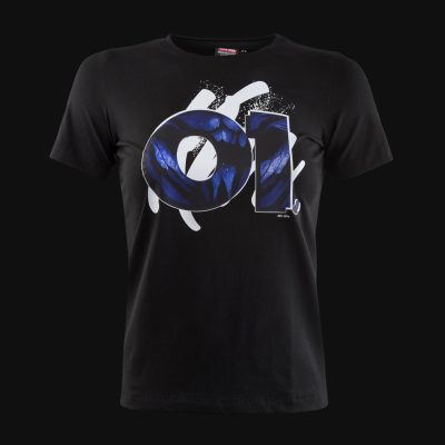 Schwarzes Damen-Slim fit T-Shirt - O1 Tech