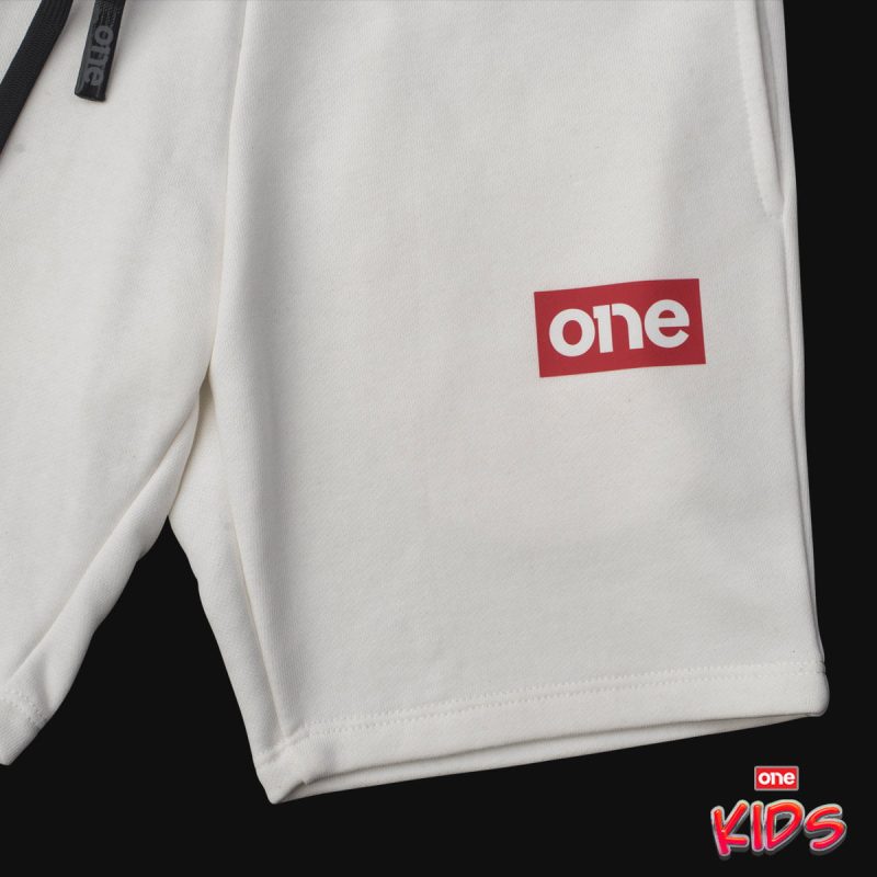 Weiße Kinder Shorts - Classic One - 02