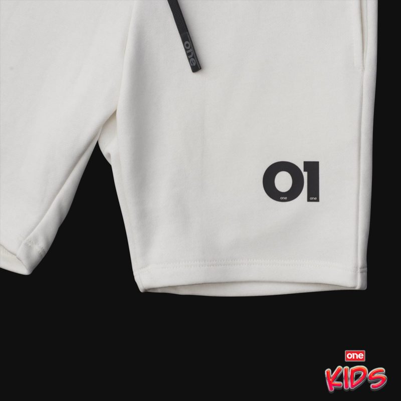 Weiße Kinder Shorts - O1 Tech White - 02