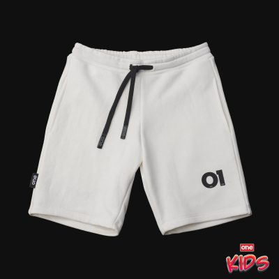 Weiße Kinder Shorts - O1 Tech White