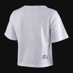 Weißes kurzes Damen-T-Shirt - Purple One - 03