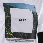 Weißes kurzes Damen-T-Shirt - Square One - 03
