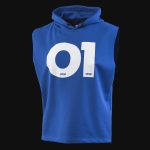 Blaues ärmelloses Herren Sweatshirt - Royal One - 02