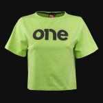 Grünes kurzes Damen T-shirt - Lemon Green