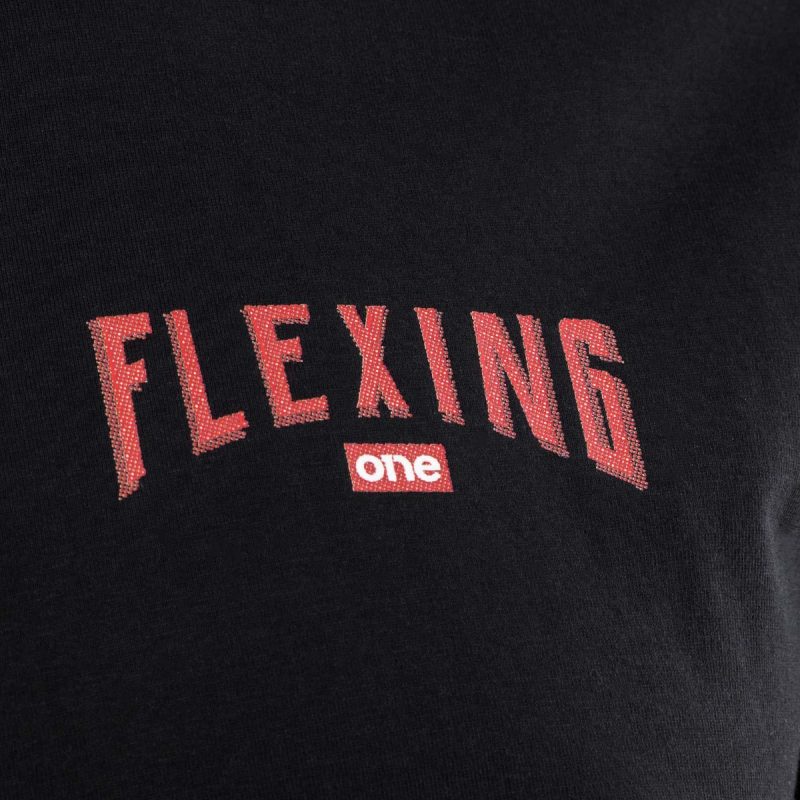 Herren T-Shirt schwarz - Flexing - 05