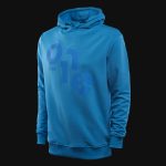 Blaues Herren Hoodie - Blue One - 04