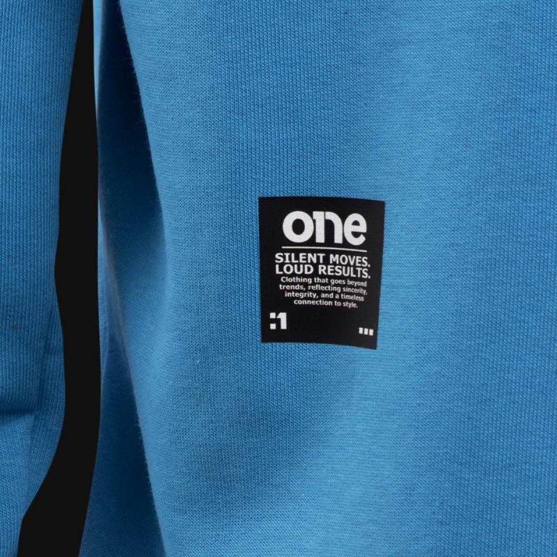 Blaues Herren Hoodie - Blue One - 03