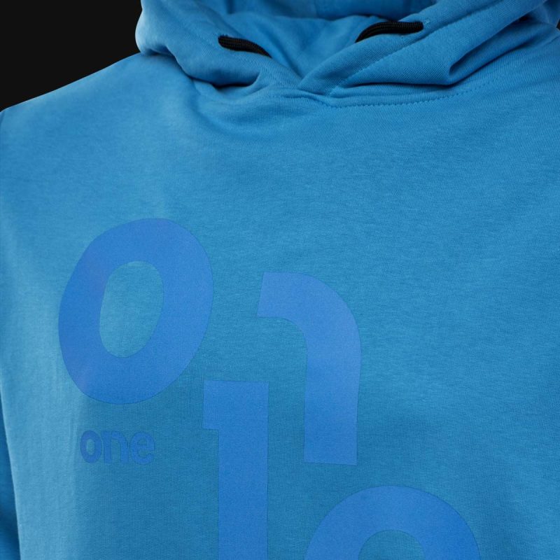 Blaues Herren Hoodie - Blue One - 06