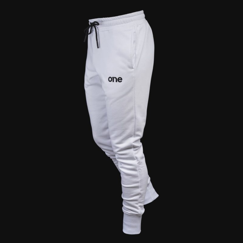 Herren Jogginghose Weiß - White One - 03