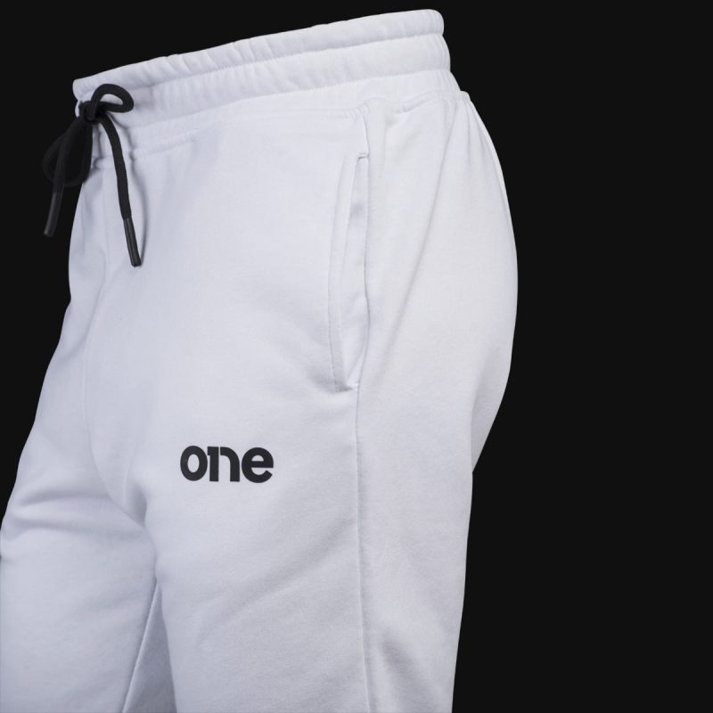 Herren Jogginghose Weiß - White One - 04