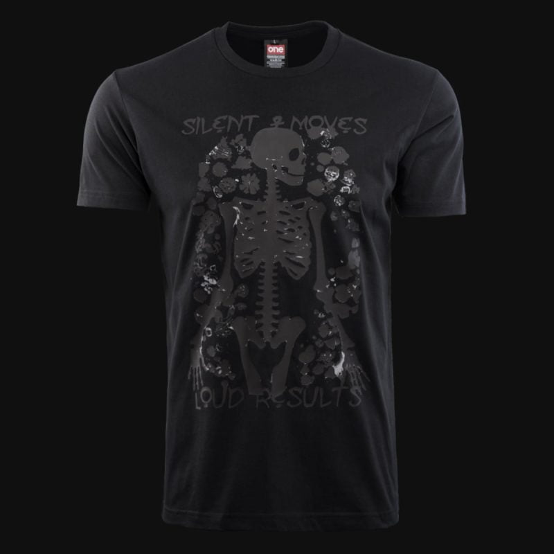 Herren T-Shirt schwarz – Silent Moves