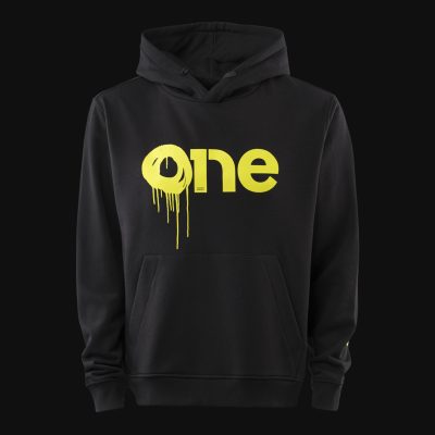 Schwarzes Herren Hoodie - Electric One