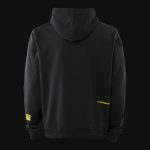 Schwarzes Herren Hoodie - Electric One - 05