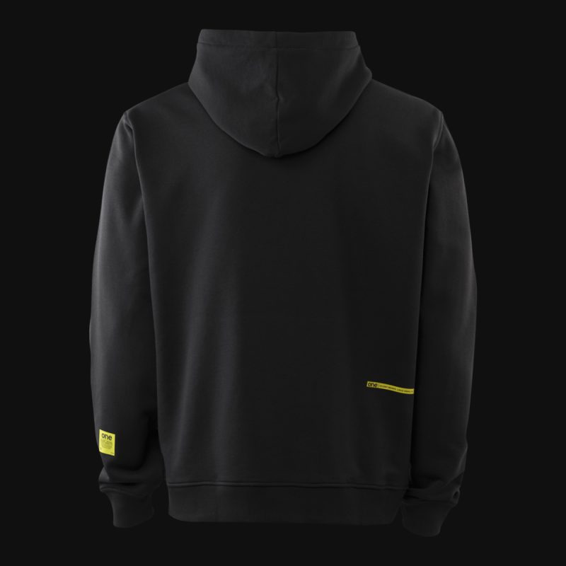 Schwarzes Herren Hoodie - Electric One - 05