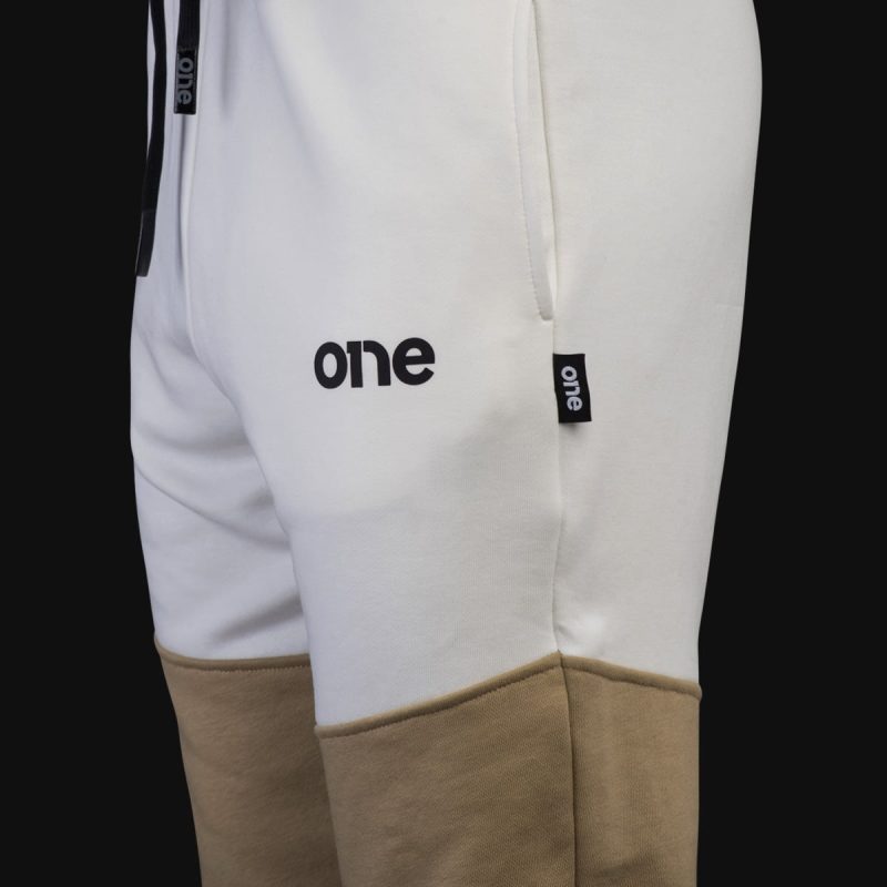 Zweifarbige Herren Jogginghose - Natural One - 03