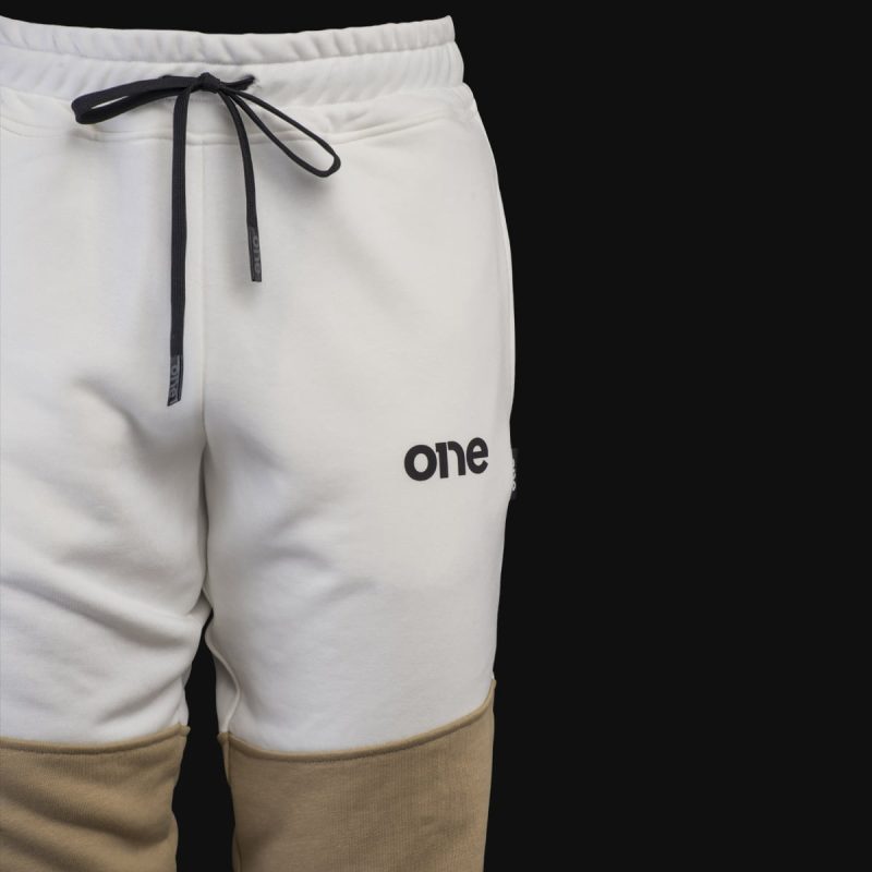 Zweifarbige Herren Jogginghose - Natural One - 04