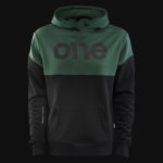 Zweifarbiges Herren Hoodie - Midnight Forest Duo
