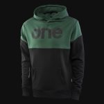 Zweifarbiges Herren Hoodie - Midnight Forest Duo - 02