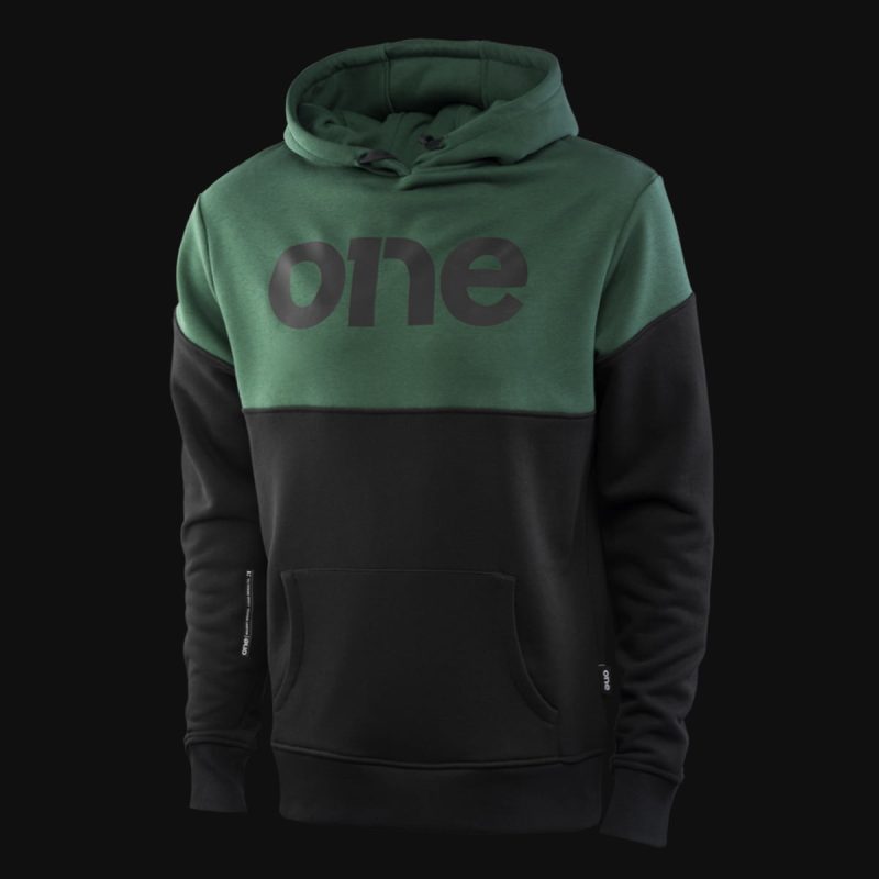 Zweifarbiges Herren Hoodie - Midnight Forest Duo - 02